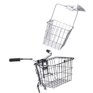 Wald 3114 Compact Q-R Bolt-On Front Handlebar Bike Basket by 