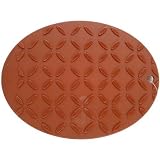 Trudeau Silicone Oval Ridged Trivet Safe to 500 degrees Fahrenheit
