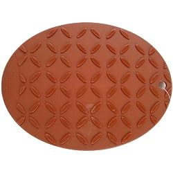 Trudeau Silicone Oval Ridged Trivet Safe to 500 degrees Fahrenheit