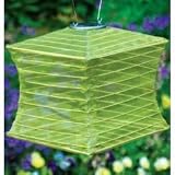 LANTERN SILKEFF SQ SOLAR MOSS