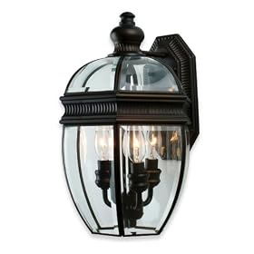 Royce Lighting RL2166 WLORB Bayou Outdoor Wall Lantern Oil Rubbed Bronze with Clear... by Royce Lighting