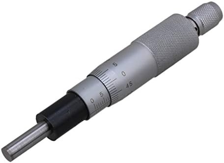CNBTR Silver Range 0-25mm Accuracy 0.01mm Flat Needle Type Mini Precise Micrometer Head Measurement Tool