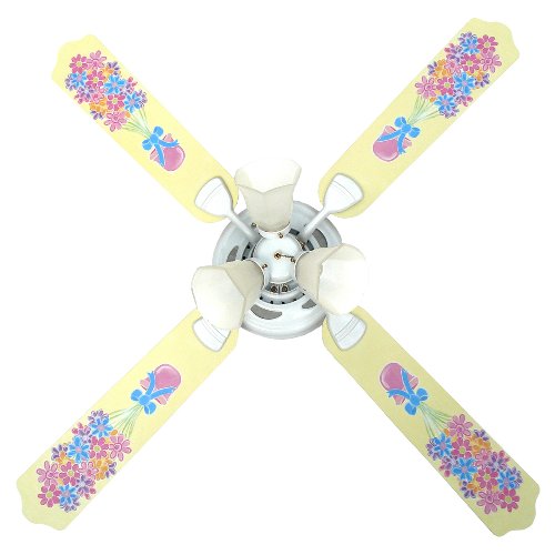 Ceiling Fan 52 Inch: Flower Bouquet