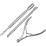 World Pride Nail Cuticle Nipper with Trimmers Pusher ** Pack of 3