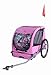 Pink Pet Bike Trailer Dog Stroller Cat Carrier Bicycle
