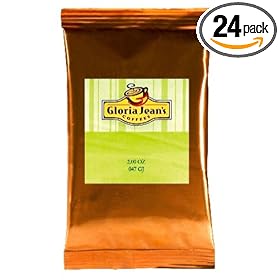 Gloria Jean's Coffees, Black Gold, Ground Coffee, 2-Ounce Frac-Packs (Pack of 24)