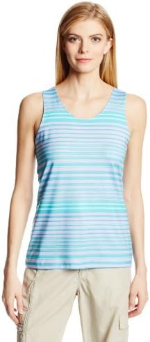 Columbia Sportswear Women's Siren Splash Print Tank Top, Geyser Stripe, Small by Columbia