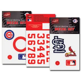 Rawlings Major League Baseball Team Helmet Decal Kit - Cincinnati Reds One Size