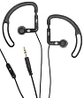 iHip IP-SEP68-BK Sport Earphones with Volume Control (Black)