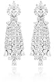 Diamond & 18k White Gold Chandelier Earrings