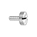 Thumb Screw, 1/4-20x2 1/2 L, Pk5