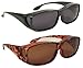 Sun Shield Fit Over Sunglasses with Polarized Lenses - Fit Over Prescription Glasses