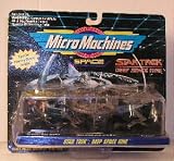 Star Trek: Deep Space Nine MicroMachines - Cardassian Galor Warship - Space Station Deep Space Nine - Runabout