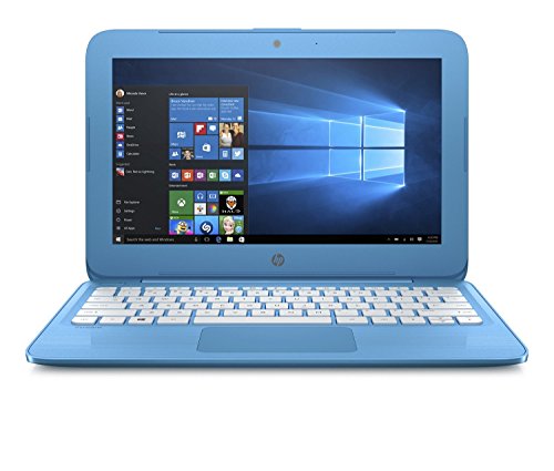2016 HP Stream 14 inch Premium Flagship Laptop (Intel Celeron N3050 1.6GHz, 4GB RAM, 32GB Solid State Drive, Wifi, Windows 10 Home) Blue (Certified Refurbished)