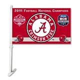 NCAA Alabama Crimson Tide 2011 BCS National Champions Car Flag