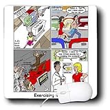 Rich Diesslins Funny General Cartoons - L.A. Workouts - Mouse Pads