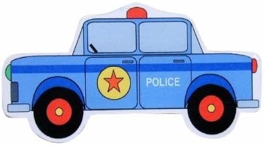 Sports & Transport Service Police Cruiser Car Drawer Pulls (Set of 2)
