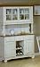 Kitchen & Housewares : Cream And Pine Finish China Cabinet
