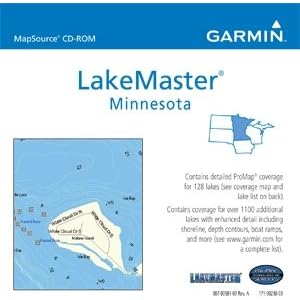 Garmin Mapsource Lakemaster Minnesota Freshwater
