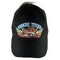 New "Hardcore Trucker" Baseball Cap Hat * Black Adjustable Size