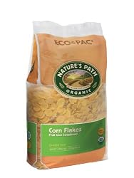 Nature's Path Organic Corn Flakes Cereal  Fruit Juice Sweetened, 26.4-Ounce Bags (Pack of 6)