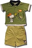  : Snoopy and Woodstock "Fishing Pals" 2 piece short set for babies