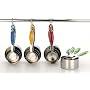 Endurance Splash Measuring Cups - Blue Inlay (Blue) (3.25"H x 3.25"W x 7.25"D)