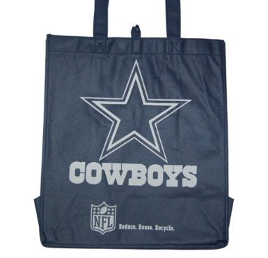 New Eco Friendly Reduce Reuse Recycle NFL Dallas Cowboys Tote Bag