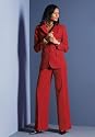 metrostyle Convertible-Collar Pantsuit