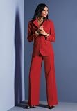 metrostyle Convertible-Collar Pantsuit