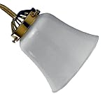 Royal Pacific 2021G 2 1/4 Inch Frosted Glass Side Shade For Ceiling Fan Light