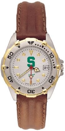 Michigan State Spartans Spartans All Star Watch with Leather Band - Women's
