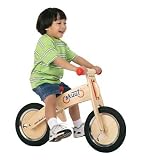 Skuut Durable Hardwood Toddler Bike with Fat Rubber Tires and Adjustable Seat