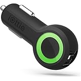 iOttie RapidVOLT Max Dual Port USB Car Charger with SmartDetect Chip for iPhone 6s Plus 6s 5s 5c, Samsung Galaxy S7 Edge Plus S6 S5 S4, Note 5 4 3, Google Nexus 5 4, LG G4 & Tablets- Black