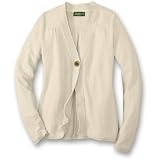 Waffle-Knit Cardigan Sweater