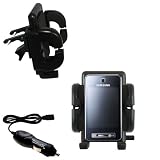 Samsung SGH F480 Auto Vent Holder with Car Charger  Uses Gomadic TipExchange