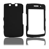 For Blackberry Storm 2 9550 Rubberized Hard Case Black