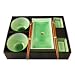 8 Pieces Japanese Green Color Dinnerware Set