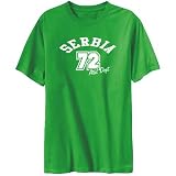 T-Shirt Mens Green   Serbia 72 Athl Dept   Countries Large