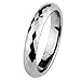 4mm Faceted Tungsten Wedding Band