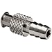 Luer Stainless Steel 316 Female Luer Lock, For 1/4" Tube, Barb O.D. 0.260"