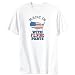 T-Shirt Mens White " Made in USA with Filipino parts " Countries Large