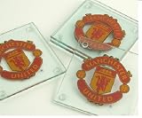 Review Official Football Merchandise  / Manchester United FC Glass Coasters