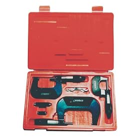Central Tools 3M113 3 Piece Outside Micrometer Set