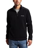 Columbia Men’s Bulkhead Drop Half Zip Sweater (Black/Coal, Small)