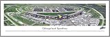Chicagoland Speedway Framed Panoramic Photograph