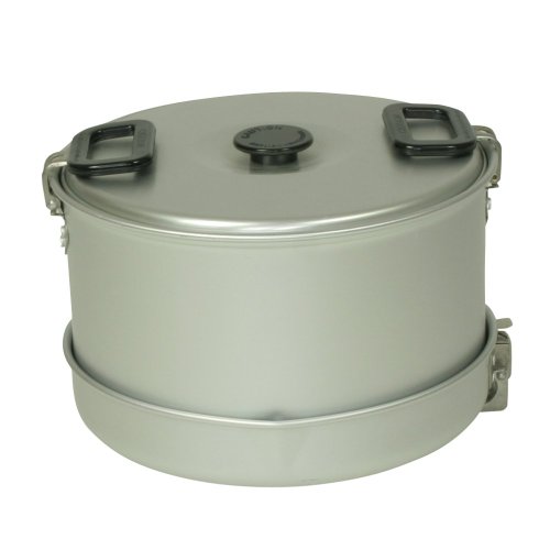 10T Woodman 12 Lot de casseroles et de poêles de camping Argent