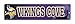 Rico Industries NFL Minnesota Vikings 16-Inch Plastic Street Sign Décor