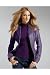 Newport News Shape fx Ribbed leather jacket