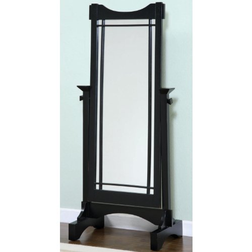 Cheval Black Mission Floor Mirror